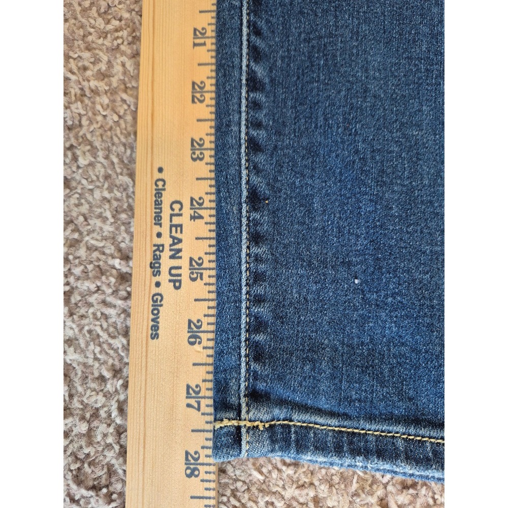 Judy Blue Skinny Fit Button Fly Jeans Medium Wash High Rise Size 15/32 - Picture 7 of 9
